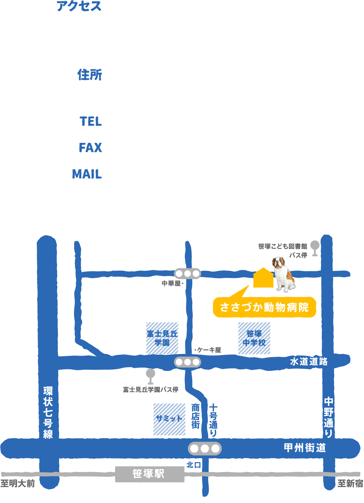 ささづか動物病院 笹塚 幡ヶ谷 トリミング ペットホテル 皮膚科